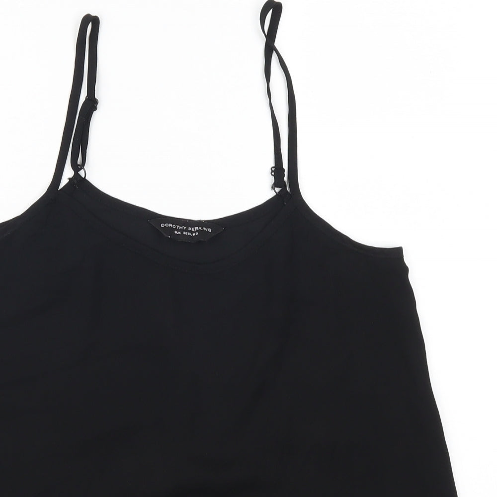 Dorothy Perkins Womens Black   Basic Tank Size 8
