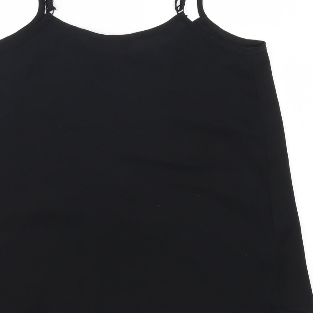Dorothy Perkins Womens Black   Basic Tank Size 8