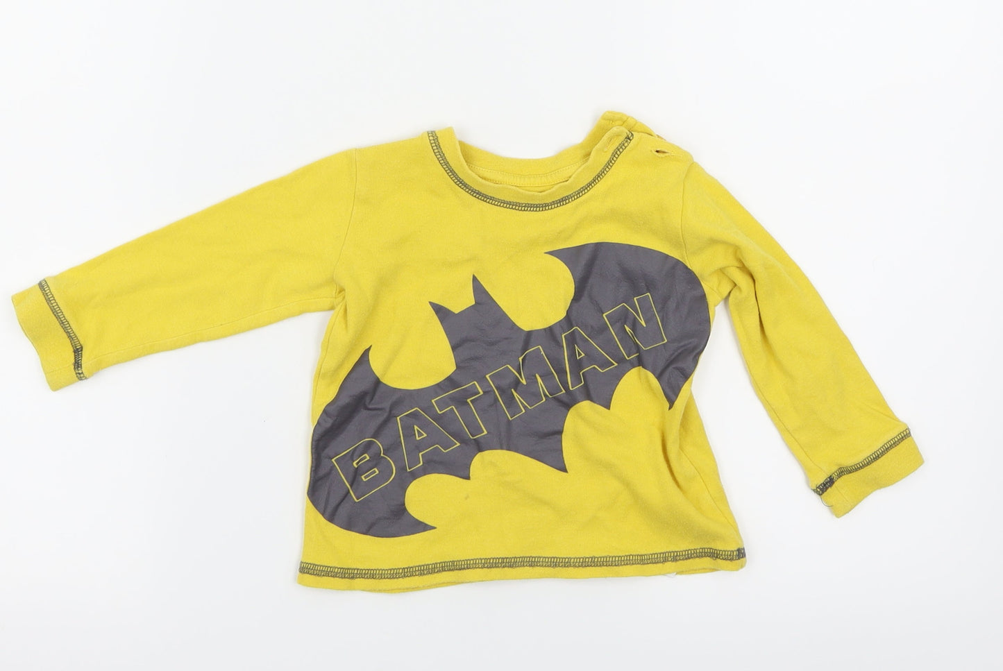 George Boys Yellow   Basic T-Shirt Size 12-18 Months