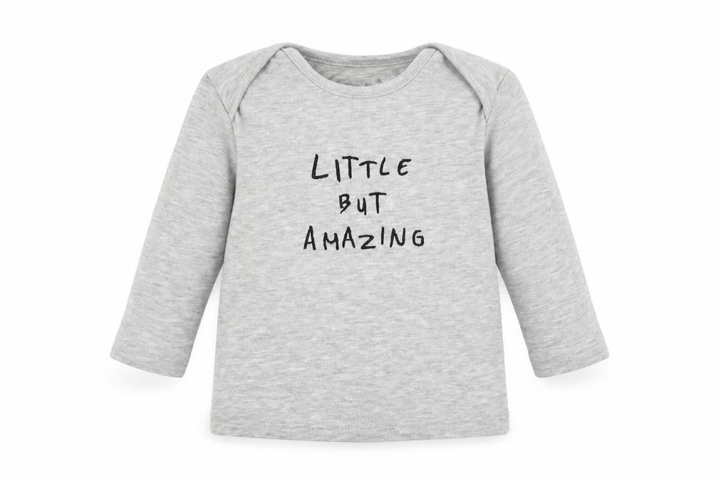 F&F Boys Grey   Basic T-Shirt Size 3-6 Months