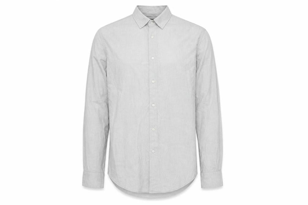 Next Mens Grey    Button-Up Size M