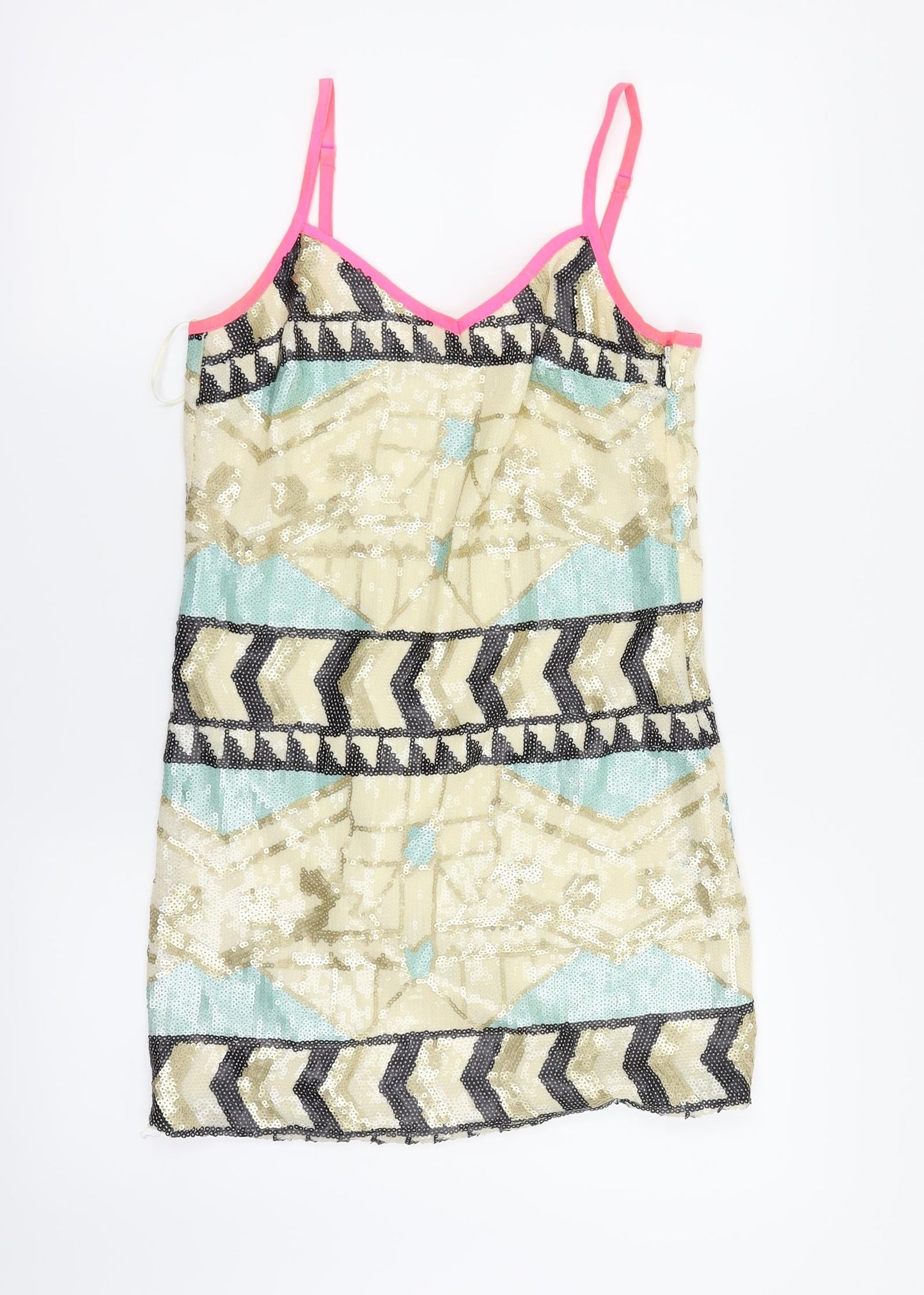 Miss Selfridge Womens Multicoloured Animal Print  Camisole Tank Size 6