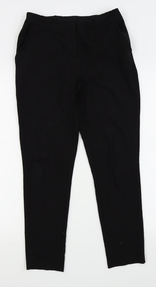 Asda George Girls Black   Chino Trousers Size 12-13 Years