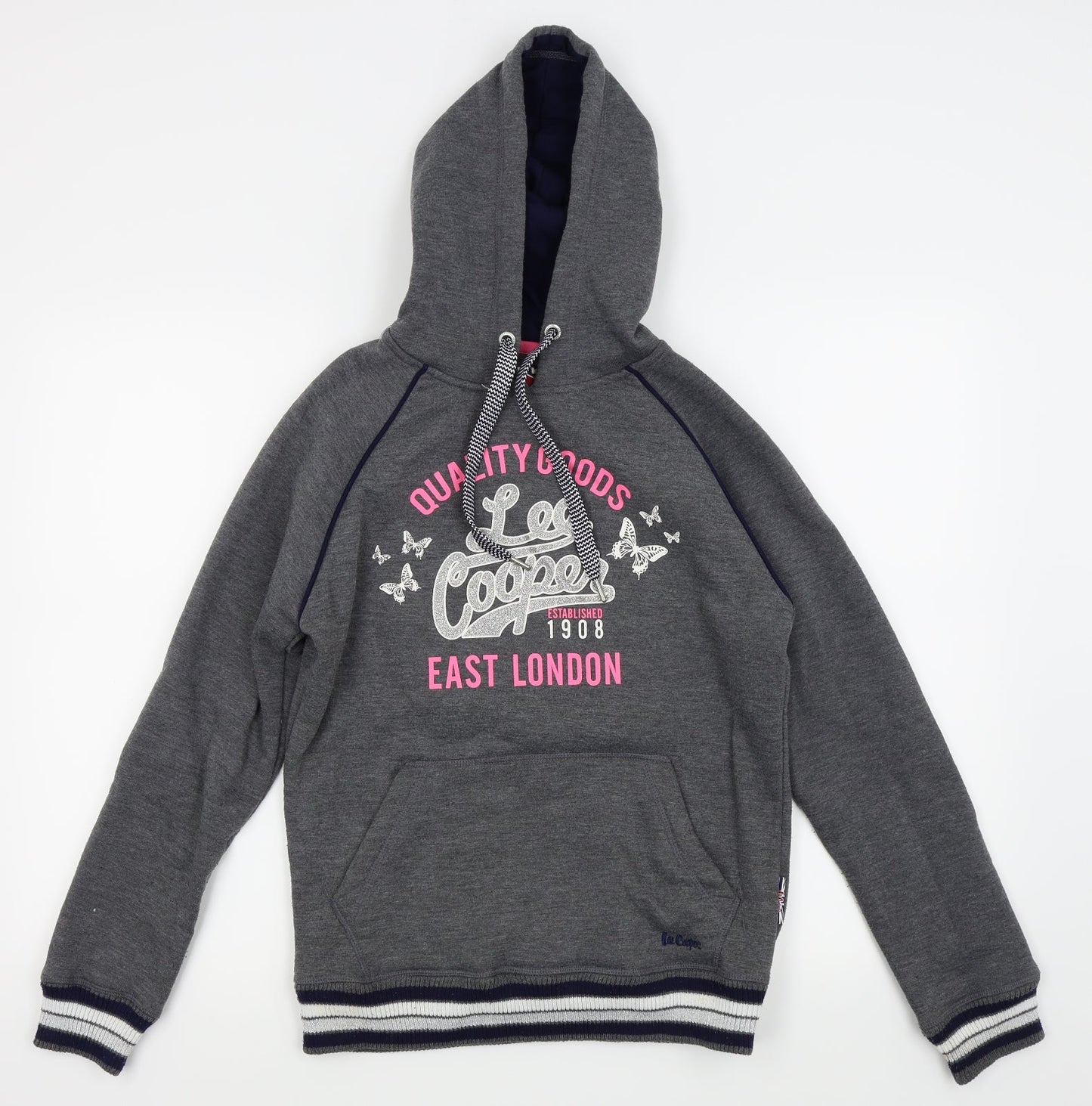 Lee Cooper Womens Grey   Henley Jumper Size 12