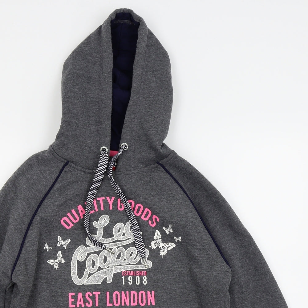 Lee Cooper Womens Grey   Henley Jumper Size 12