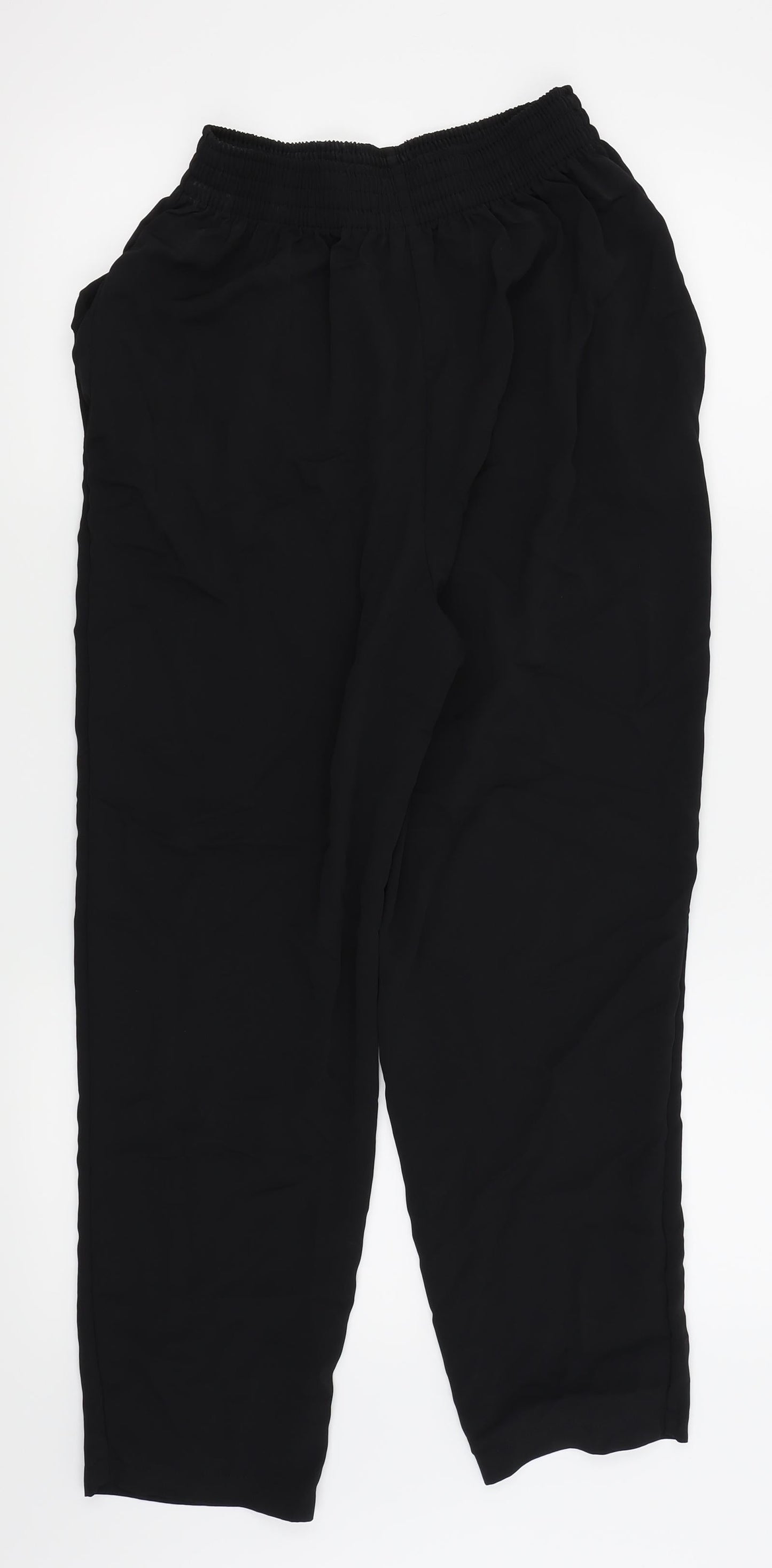 NEXT Womens Black   Jogger Trousers Size 10 L24 in