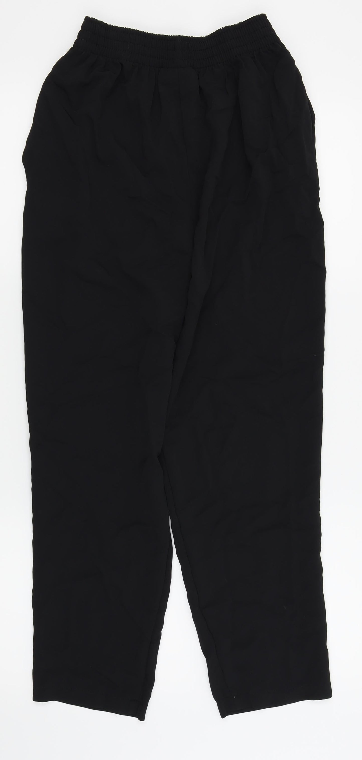 NEXT Womens Black   Jogger Trousers Size 10 L24 in