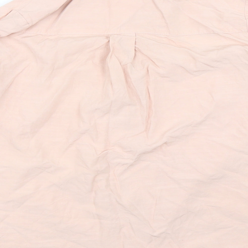 Dorothy Perkins Womens Pink   Basic Button-Up Size 8