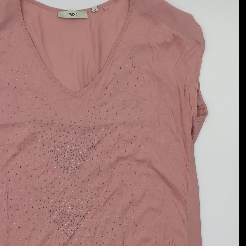 NEXT Womens Pink   Basic Blouse Size 14