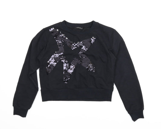 Trendyol Womens Black   Pullover Jumper Size XS