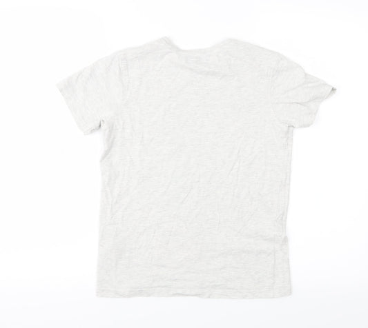 George Boys Grey  Jersey Basic T-Shirt Size 10-11 Years