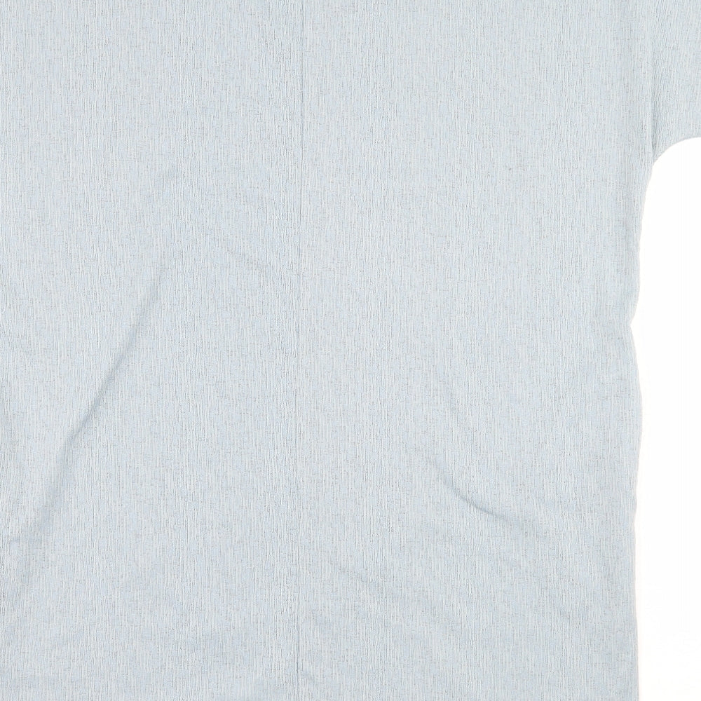 QED London Womens Blue  Jersey T-Shirt Dress  Size S
