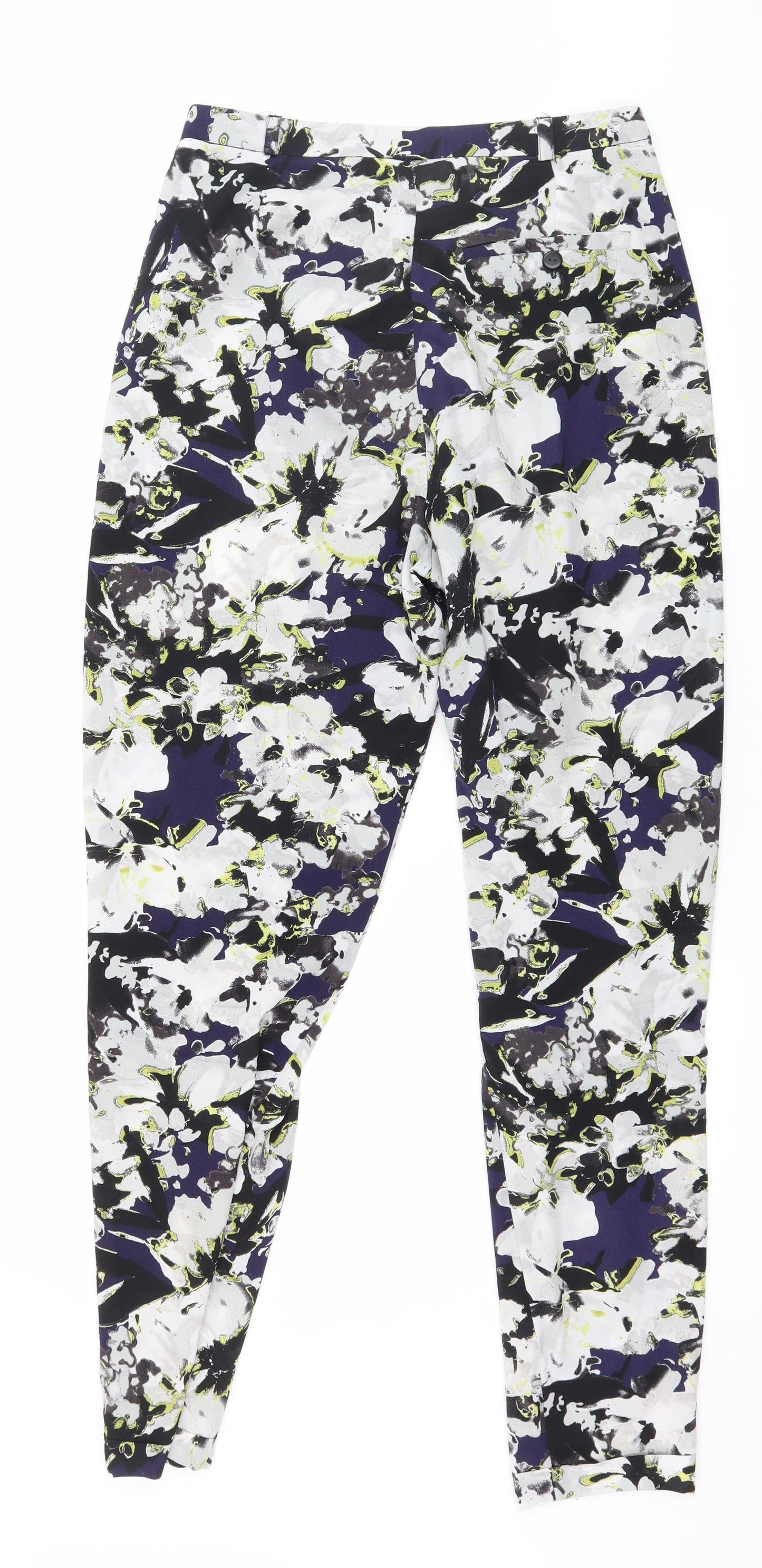 ASOS Womens Multicoloured Floral  Trousers  Size 10 L30 in