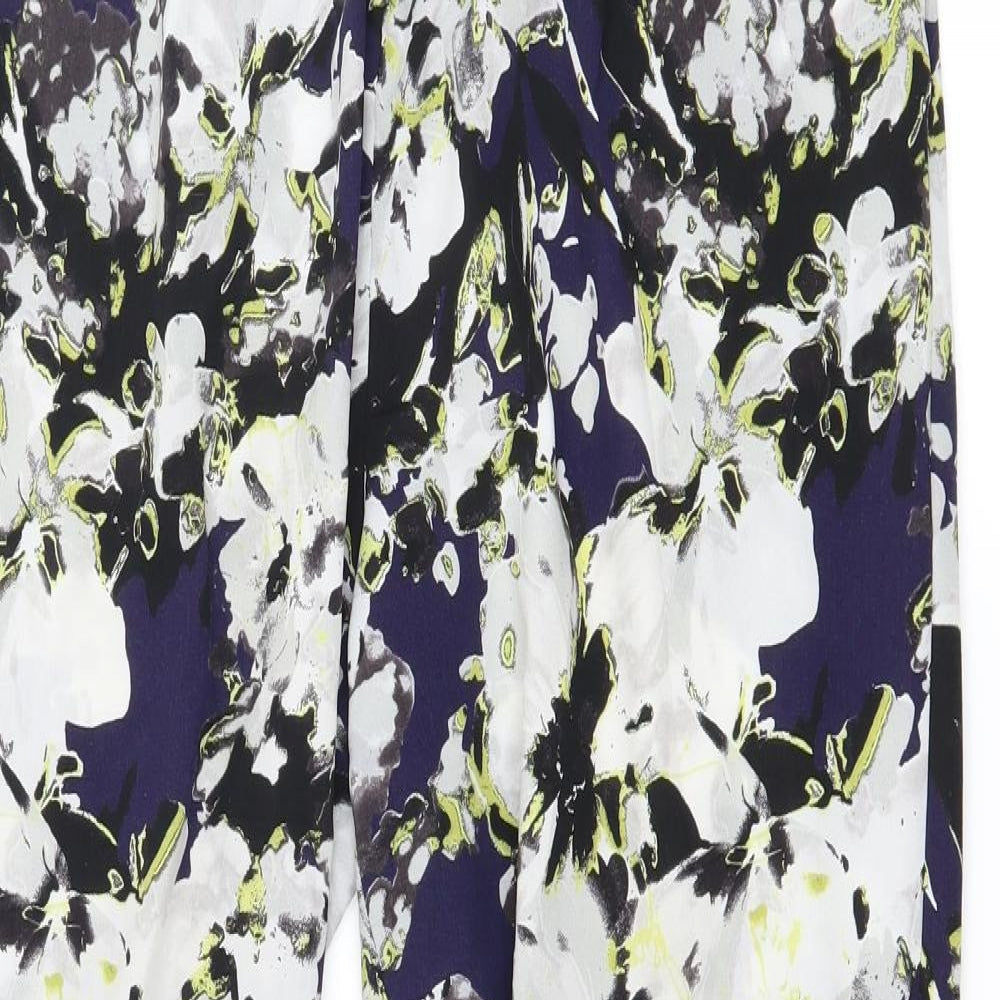 ASOS Womens Multicoloured Floral  Trousers  Size 10 L30 in