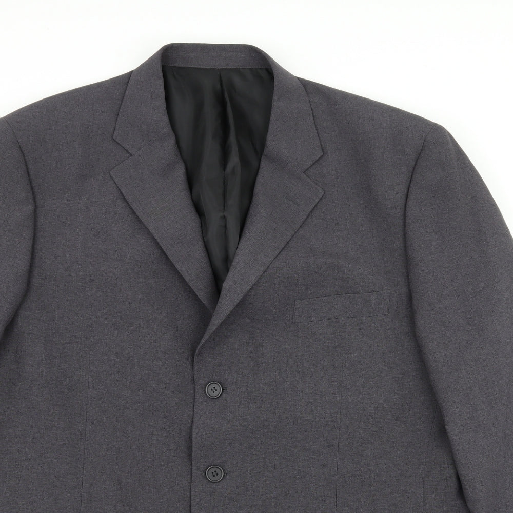 F&F Mens Grey   Jacket Suit Jacket Size XL