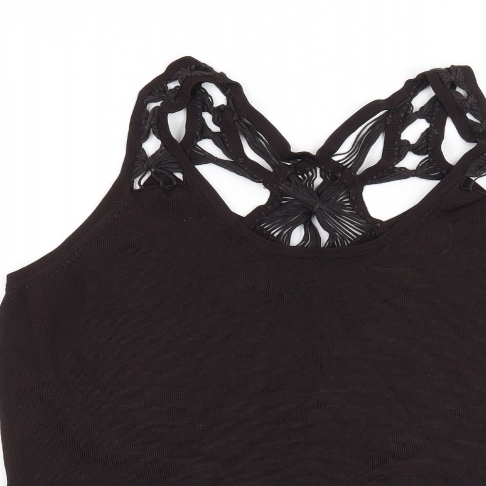 Spirit Womens Black   Basic Blouse Size 16