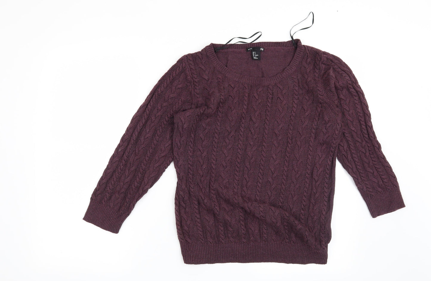 H&M Womens Purple   Pullover Jumper Size S