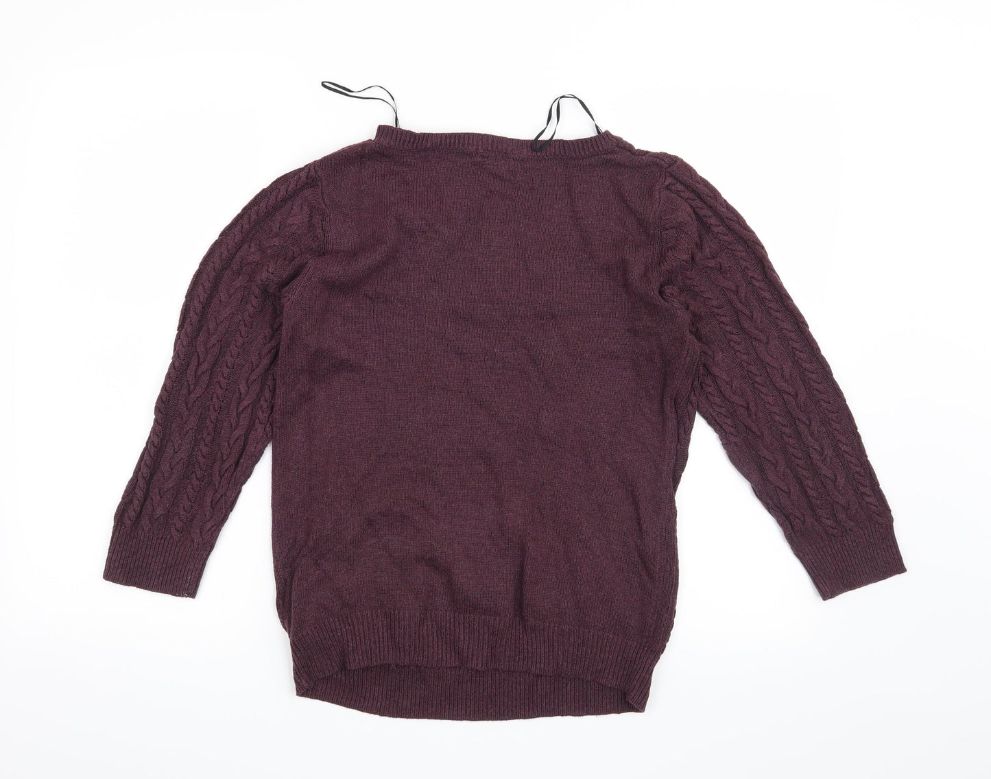 H&M Womens Purple   Pullover Jumper Size S