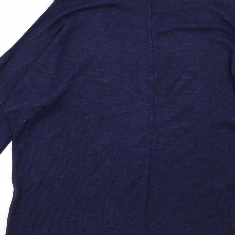 Amisu Womens Blue  Knit Pullover Jumper Size XS  - Cold shoulder