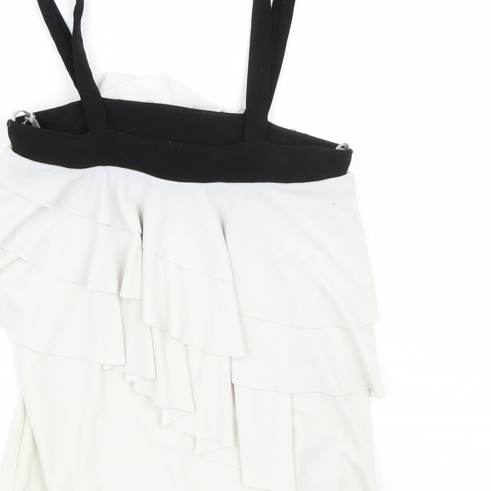 Riverisland Womens White   Basic T-Shirt Size 10