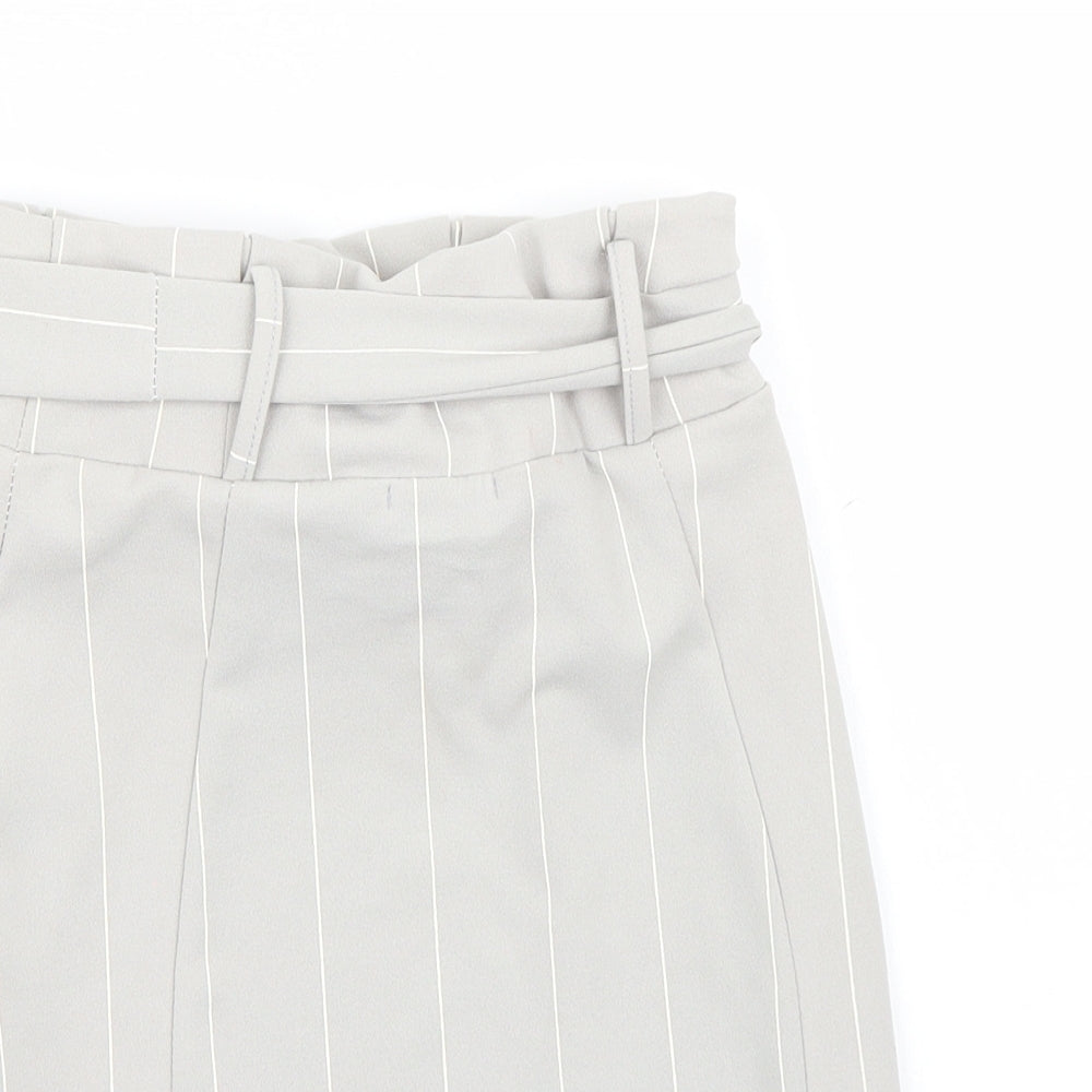 pretty little thing Womens Grey   A-Line Skirt Size 8
