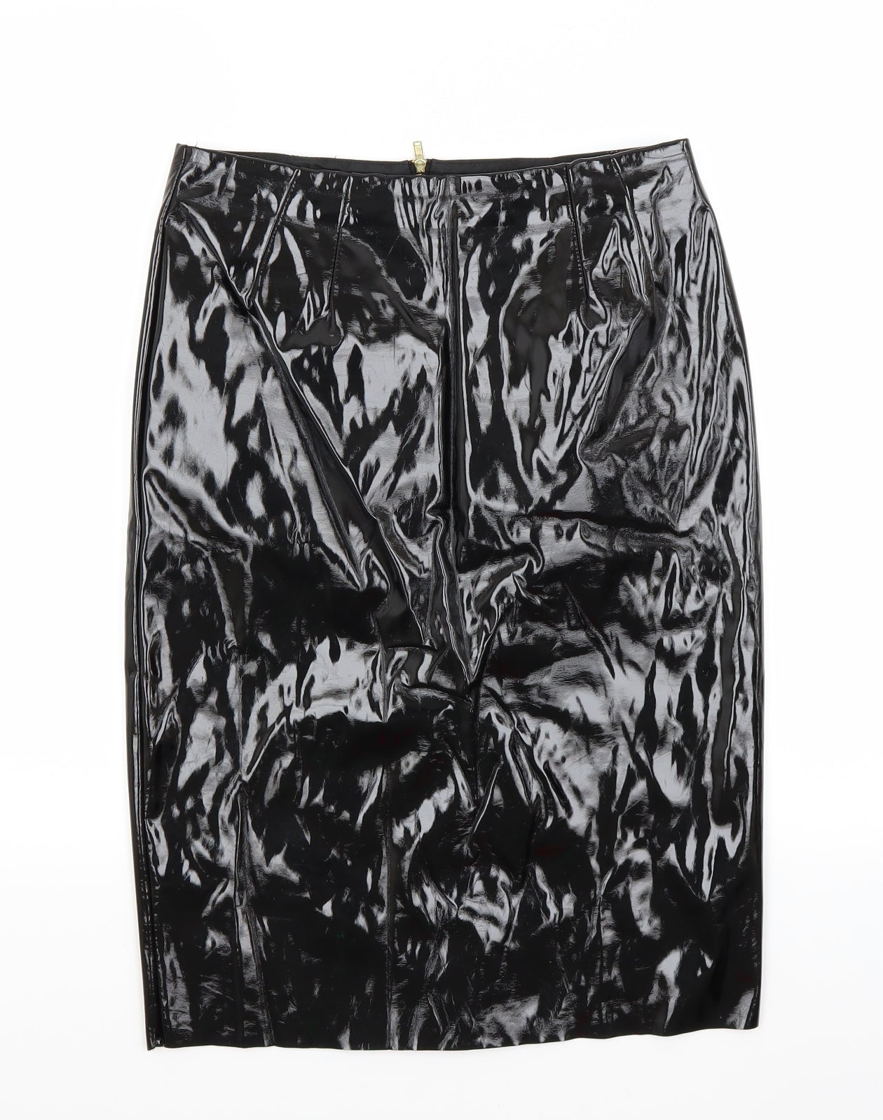 Topshop Womens Black   A-Line Skirt Size 10