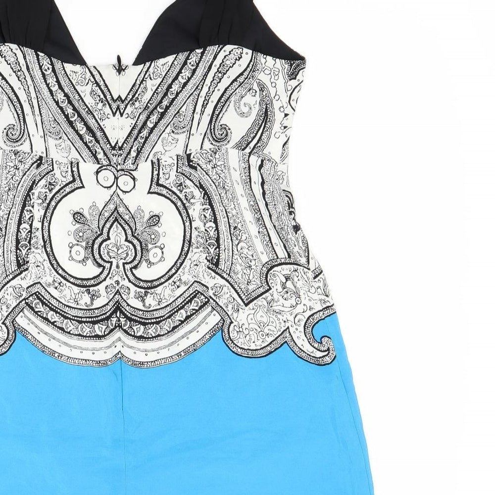 Beth Bowley Womens Blue   Tunic Blouse Size 6