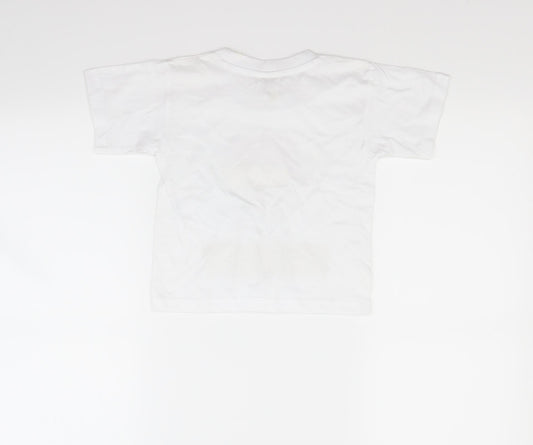 B&C Girls White   Basic T-Shirt Size 2 Years