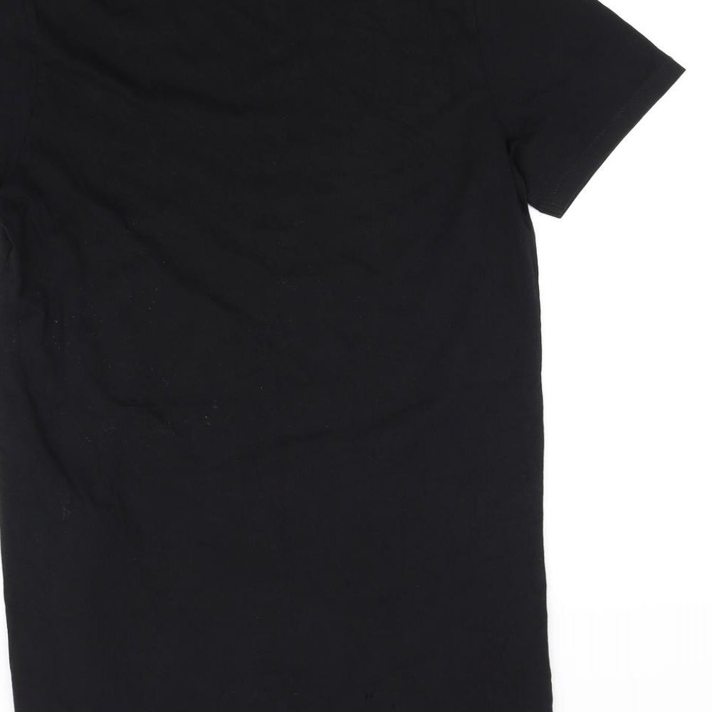 dividwed Womens Black   Basic T-Shirt Size M