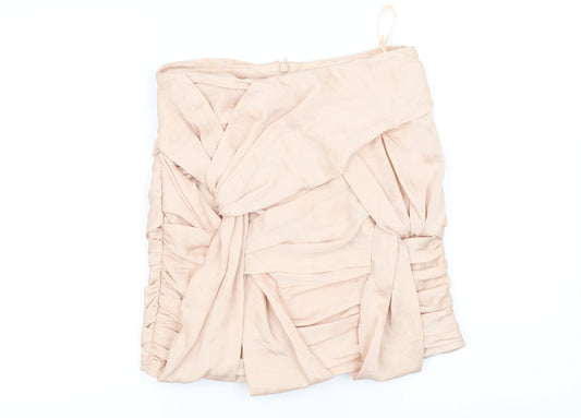 pre worn Womens Beige   Basic Blouse Size 8