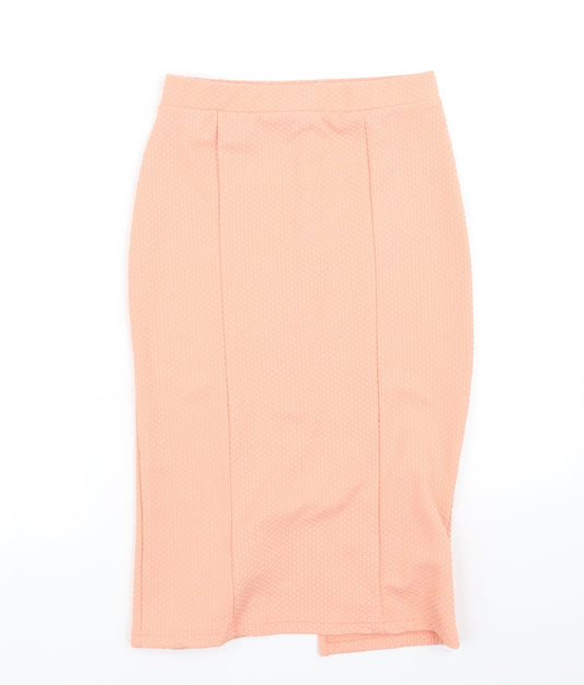 miss slefidge  Womens Orange   Flare Skirt Size 8