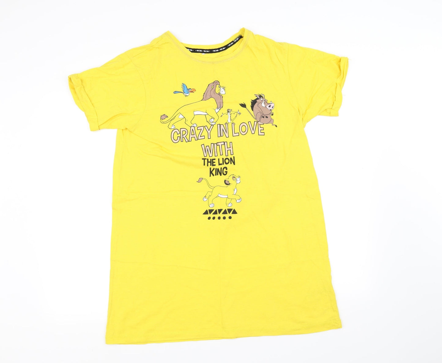 pre worn Womens Yellow   Basic T-Shirt Size XS
