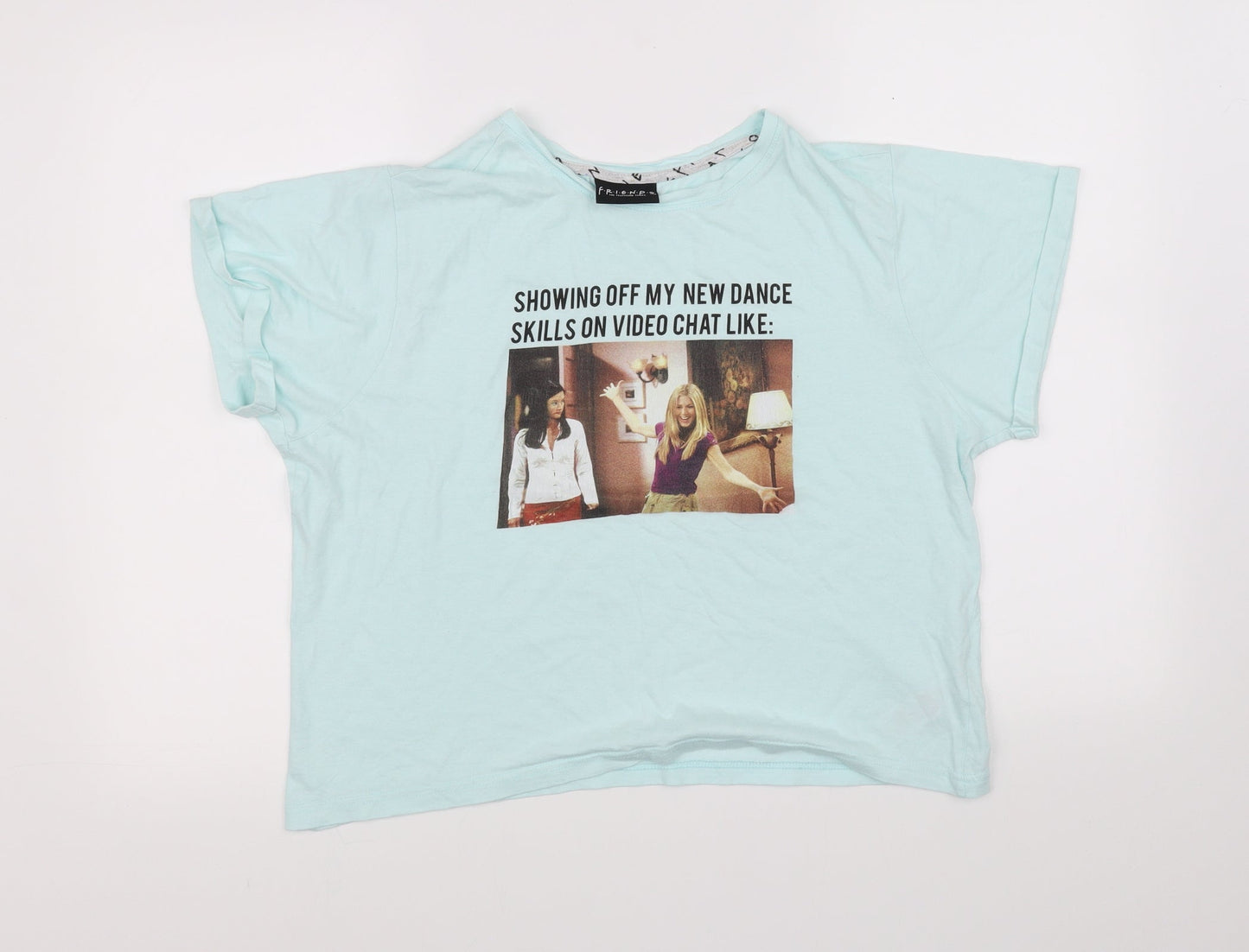 friends Womens Blue   Basic T-Shirt Size L