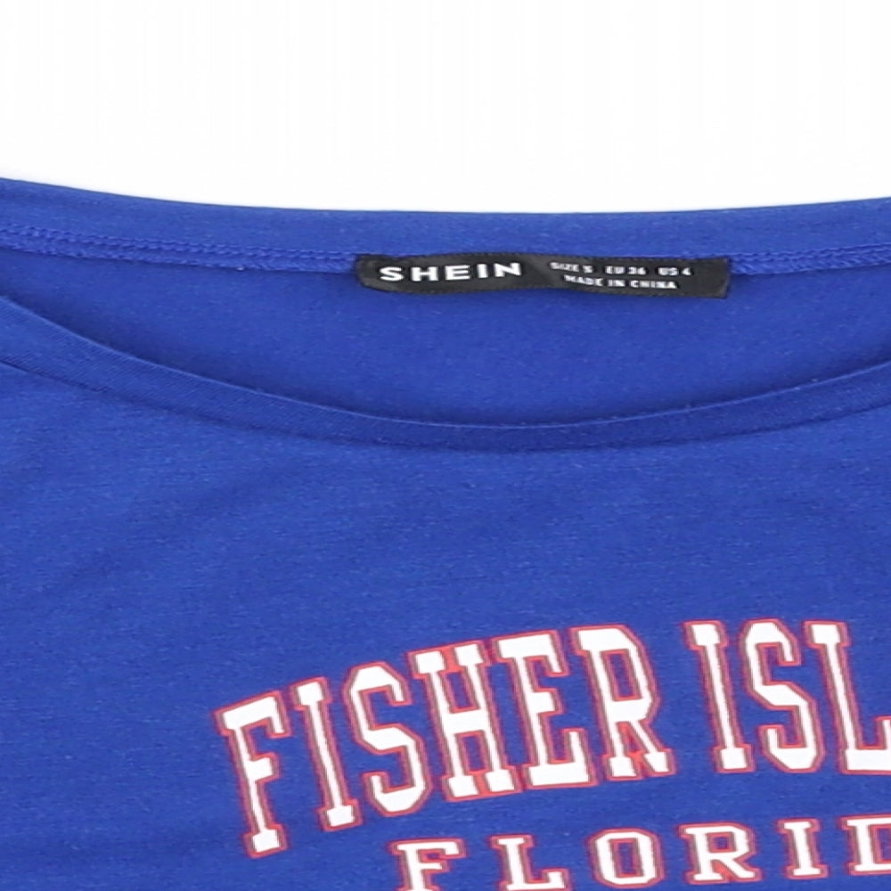 Zara Womens Blue   Basic T-Shirt Size S