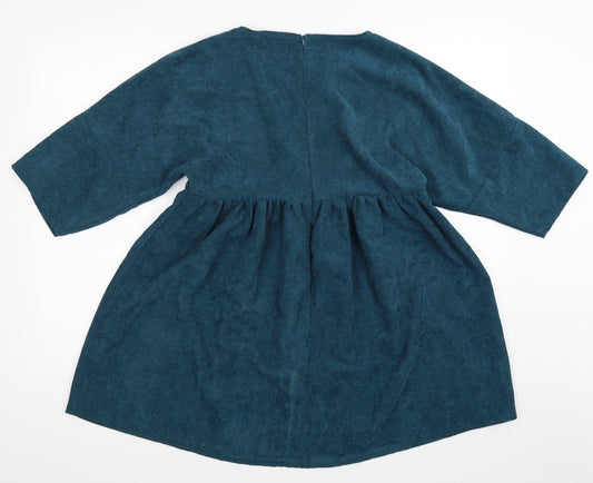 Missguided Womens Blue   Fit & Flare  Size 6