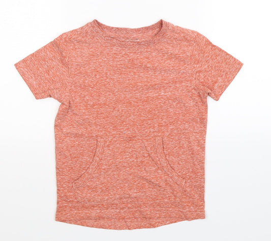 George Boys Beige   Basic T-Shirt Size 4-5 Years