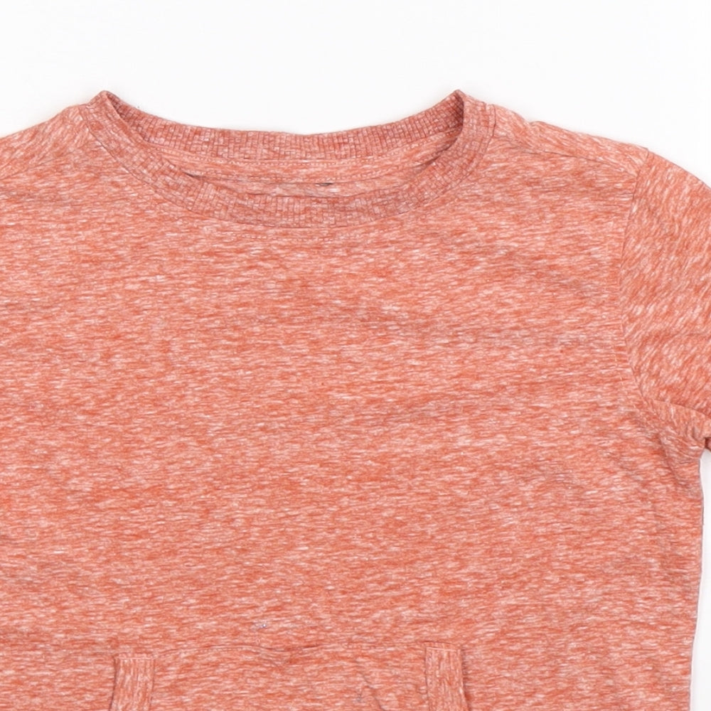 George Boys Beige   Basic T-Shirt Size 4-5 Years