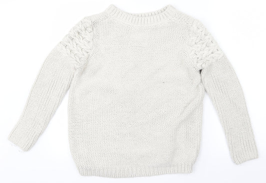 Falmer Heritage Womens White   Pullover Jumper Size M