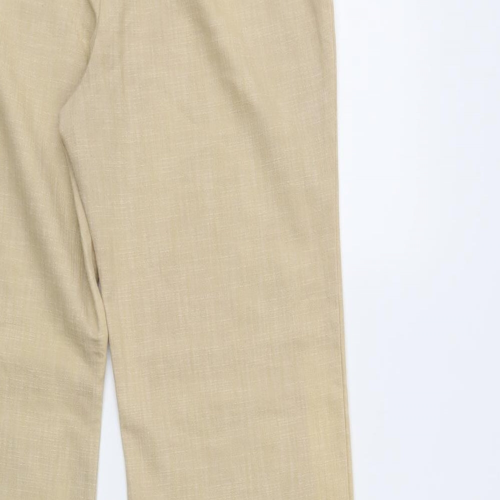 AMARANTO Womens Brown   Trousers  Size 14 L30 in