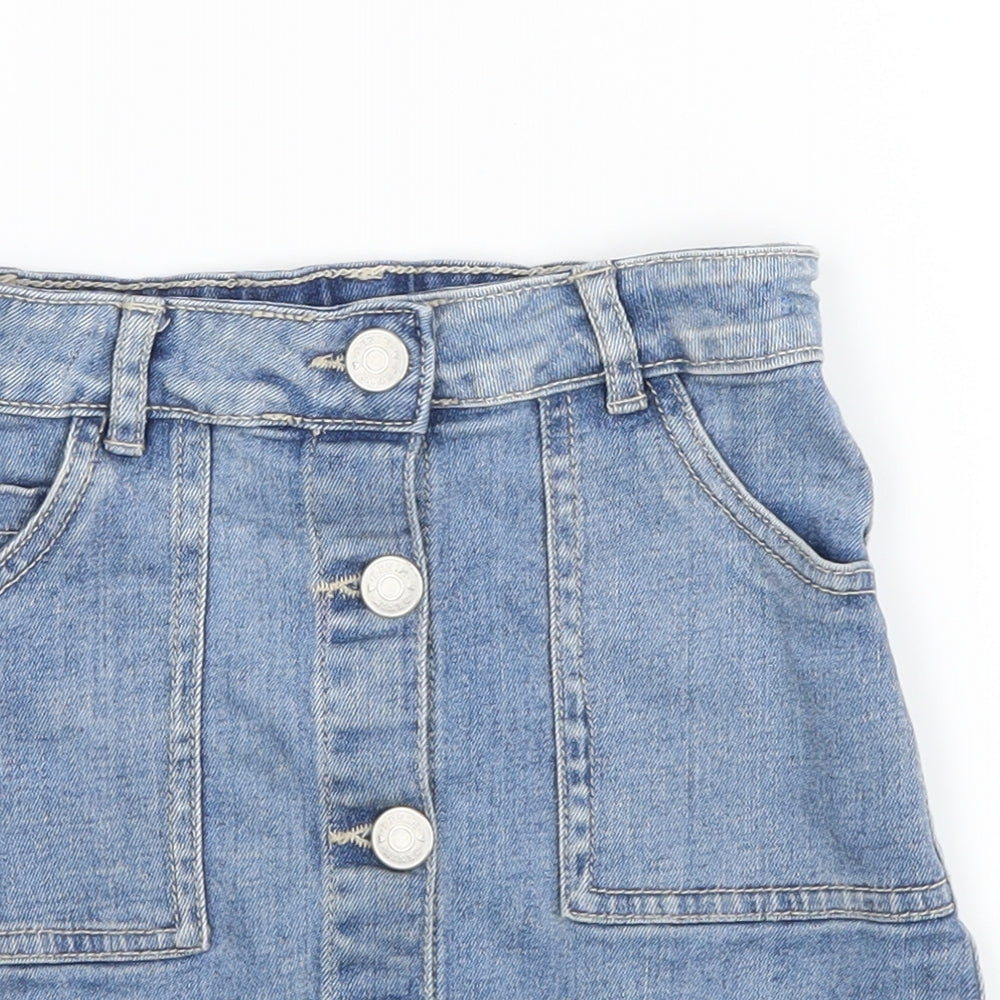 Ty Girls Blue  Denim Mini Skirt Size 5 Years
