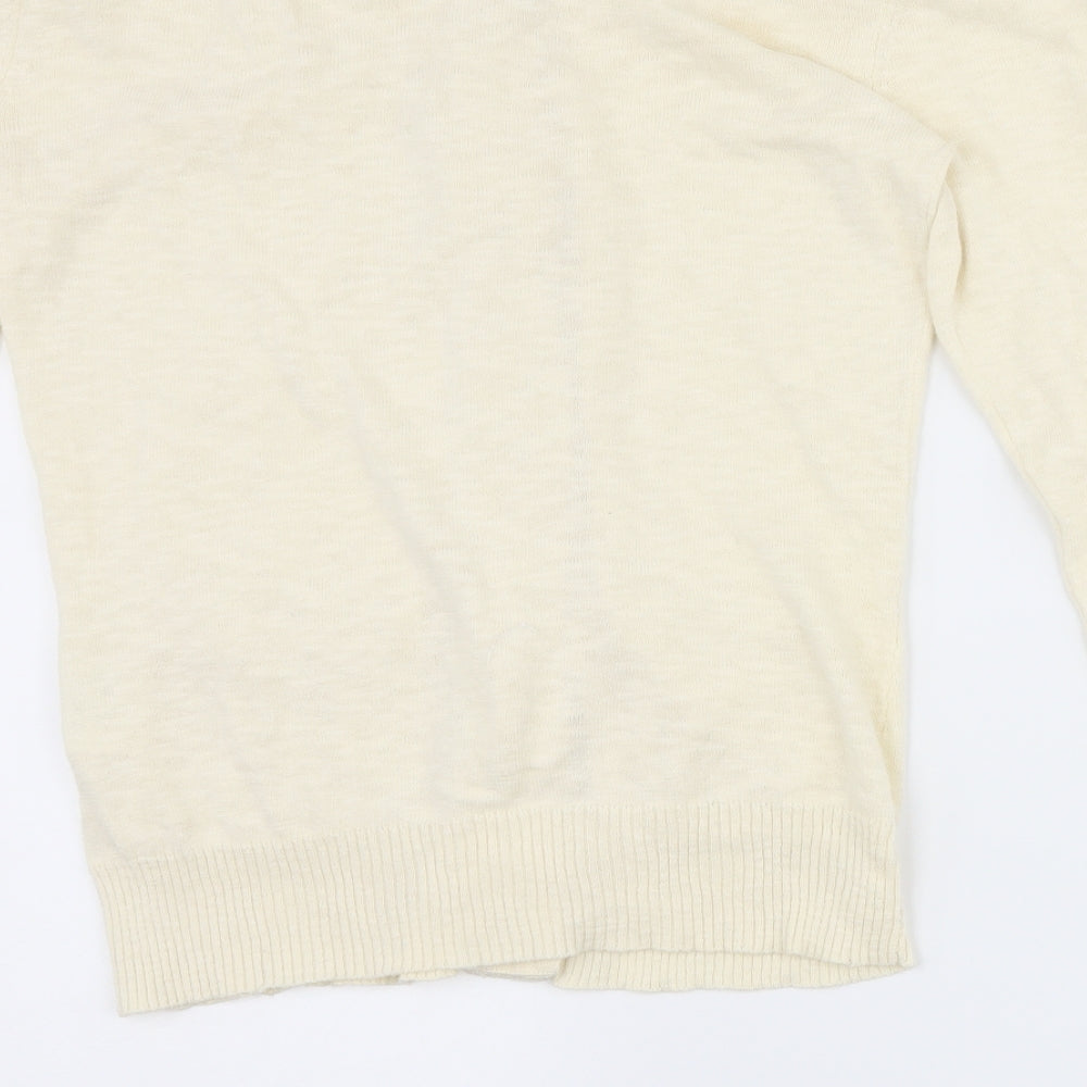 villa Womens Ivory   Cardigan Jumper Size M