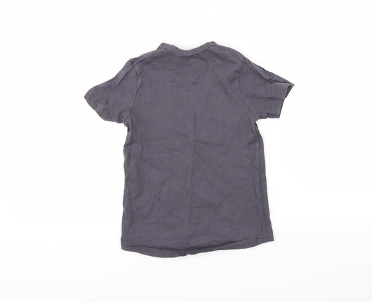 Nutmeg Girls Grey   Basic T-Shirt Size 4-5 Years  - my mama is my bestie