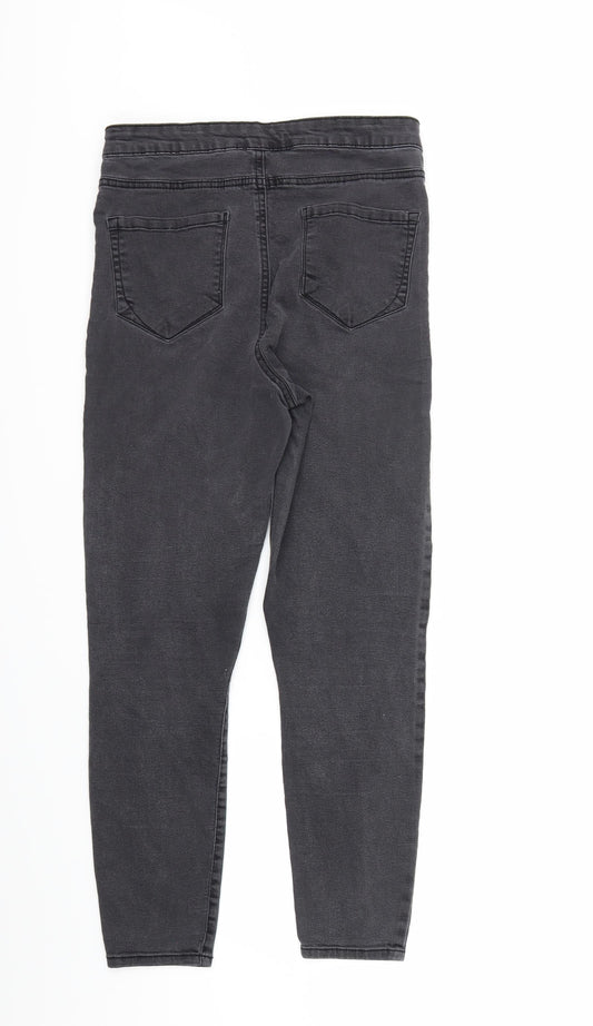 denim co Womens Grey  Denim Skinny Jeans Size 12 L28 in
