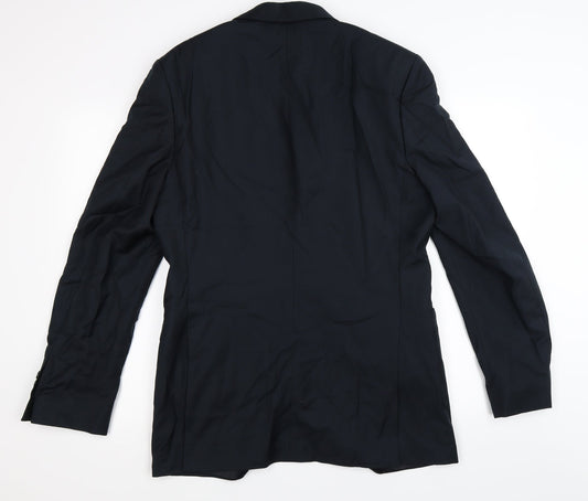 Lanificio Mens Blue   Jacket Suit Jacket Size 40