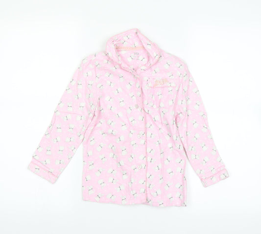 YD Girls Pink   Basic Button-Up Size 6-7 Years