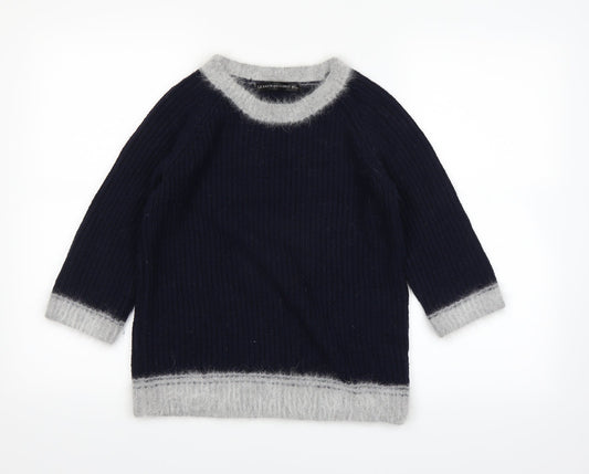 LE RASIN Womens Blue   Pullover Jumper Size S
