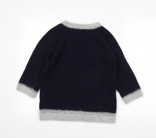 LE RASIN Womens Blue   Pullover Jumper Size S