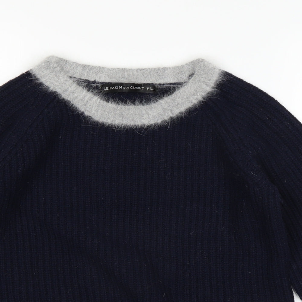 LE RASIN Womens Blue   Pullover Jumper Size S