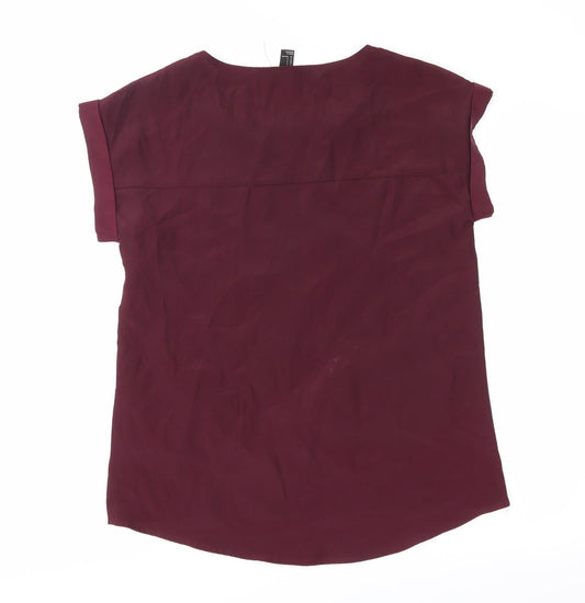 FOREVER 21 Womens Purple   Basic Blouse Size S