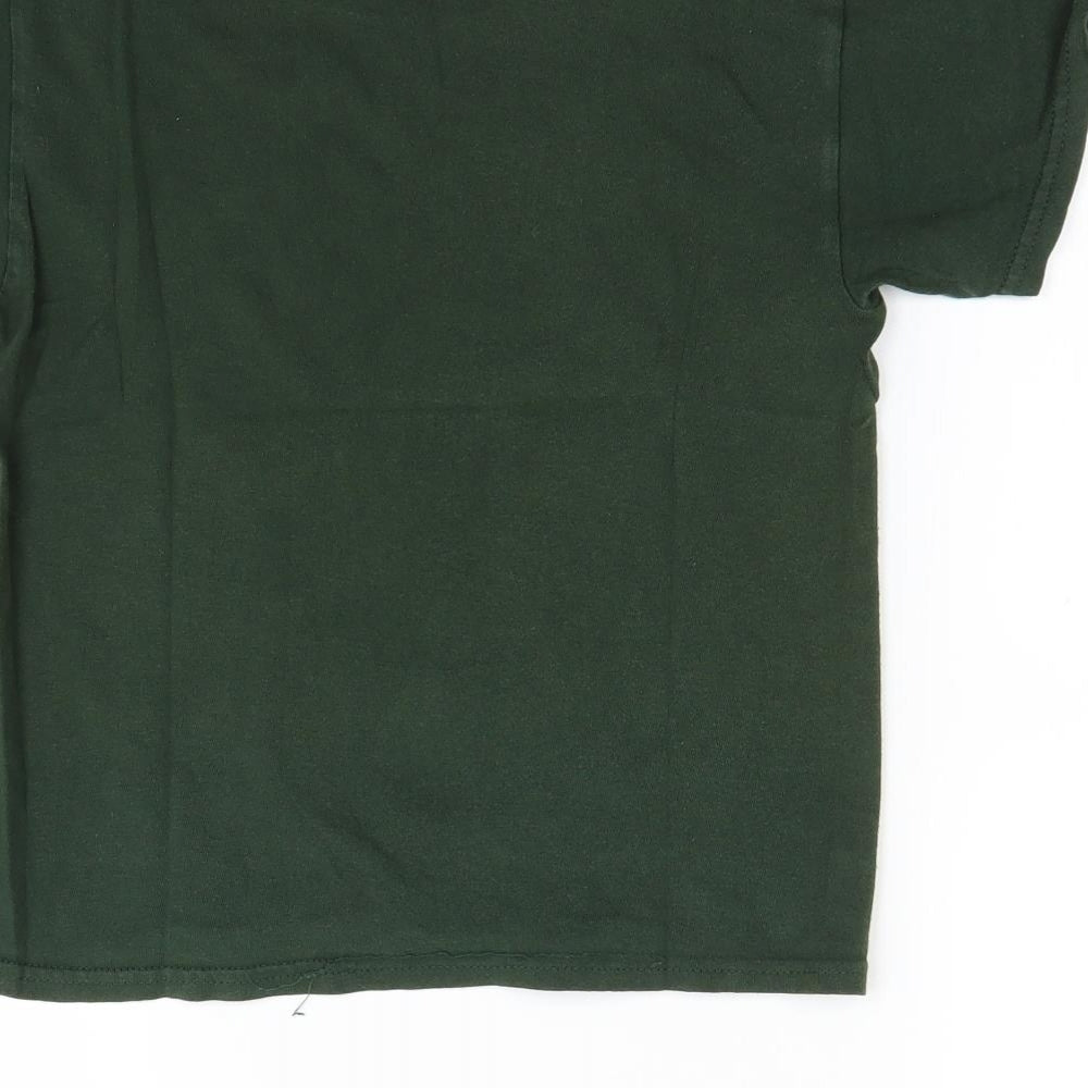 Gidan Boys Green   Basic T-Shirt Size 8-9 Years